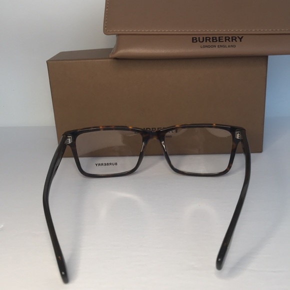 New Auth - BURBERRY Demo Rectangular Men's Eyeglasses BE2320 3864 55 - Picture 10 of 15